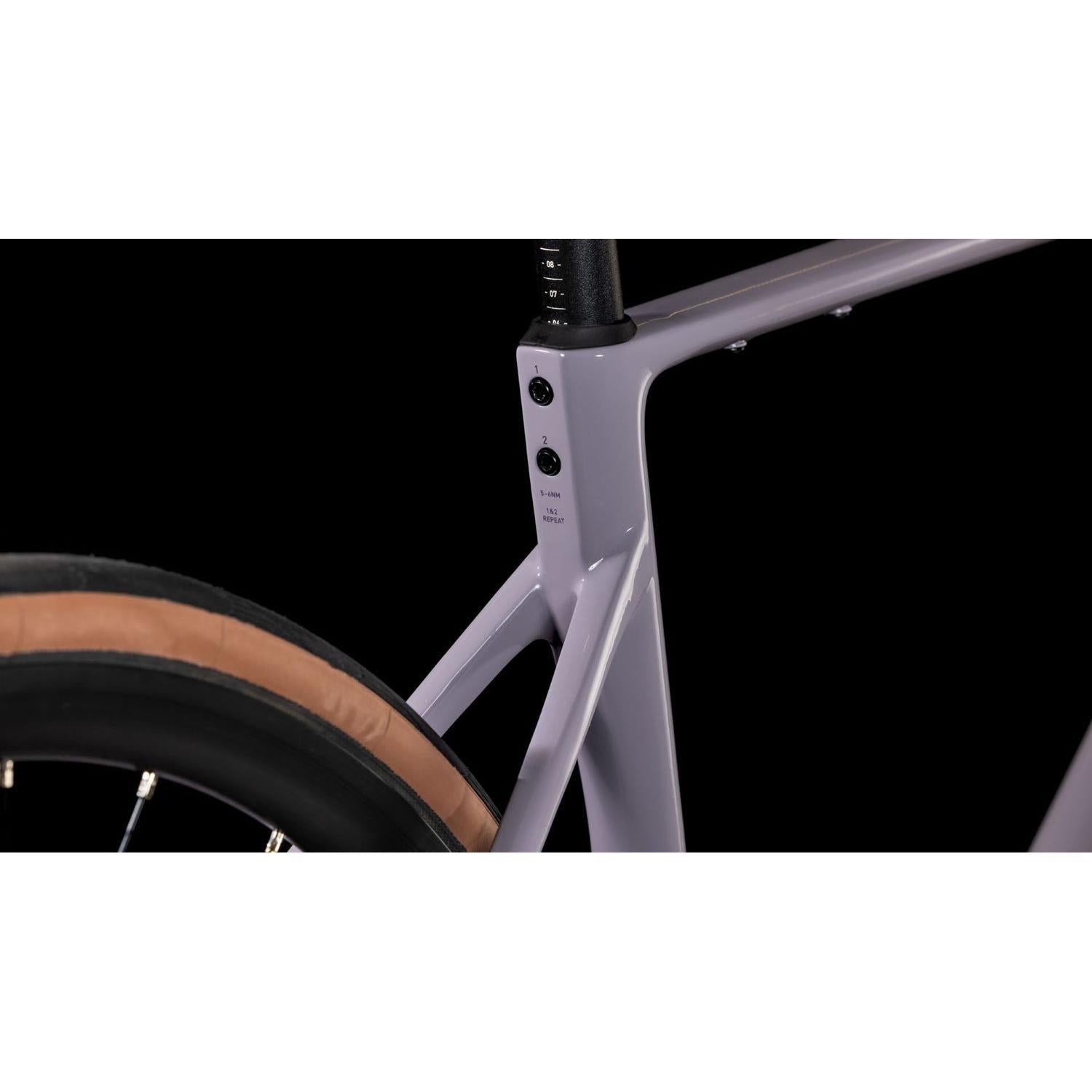 Cube Attain C:62 Race Road Bike Plumgrey'n'Brink