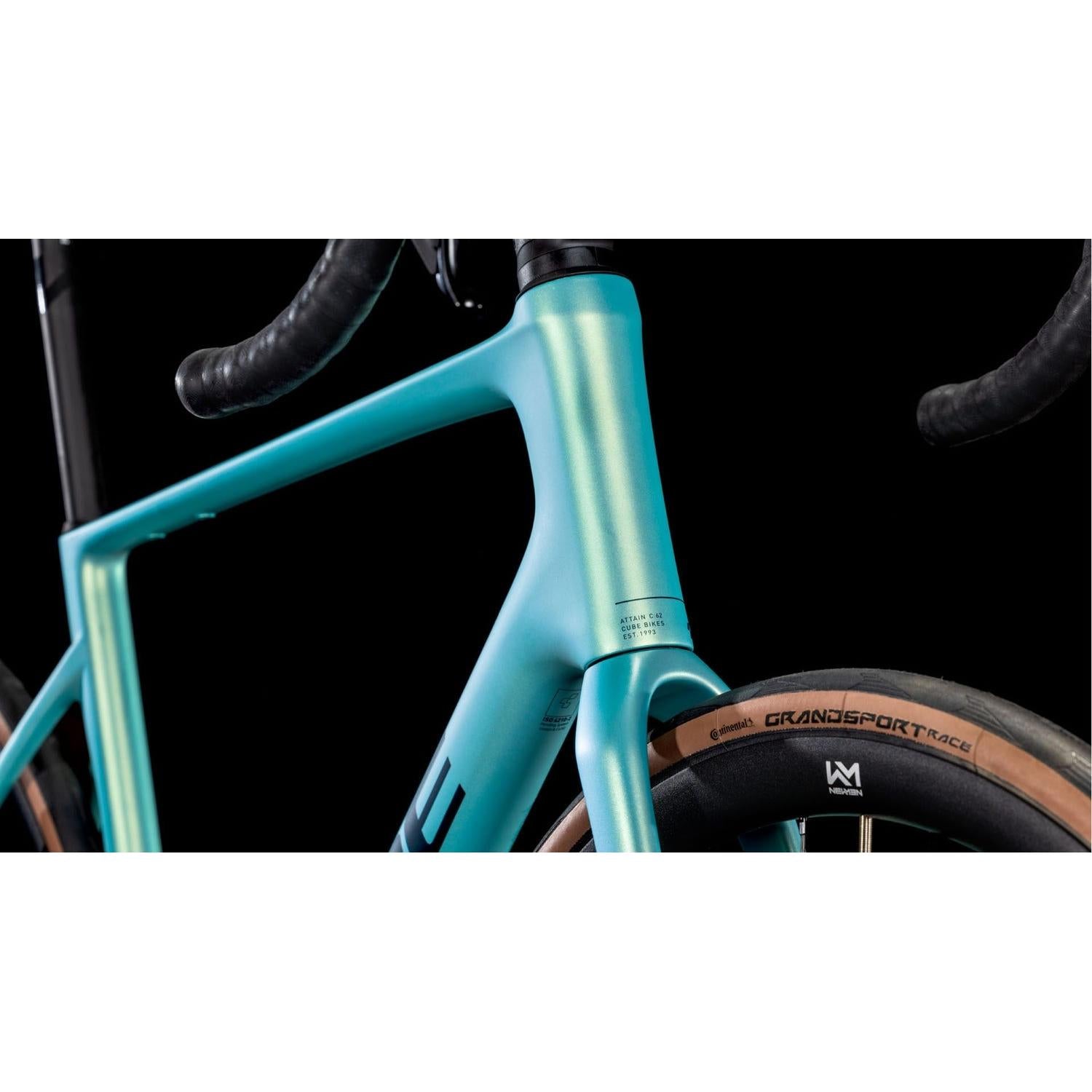 Cube Attain C:62 SLX Road Bike Lagoon'n'Black