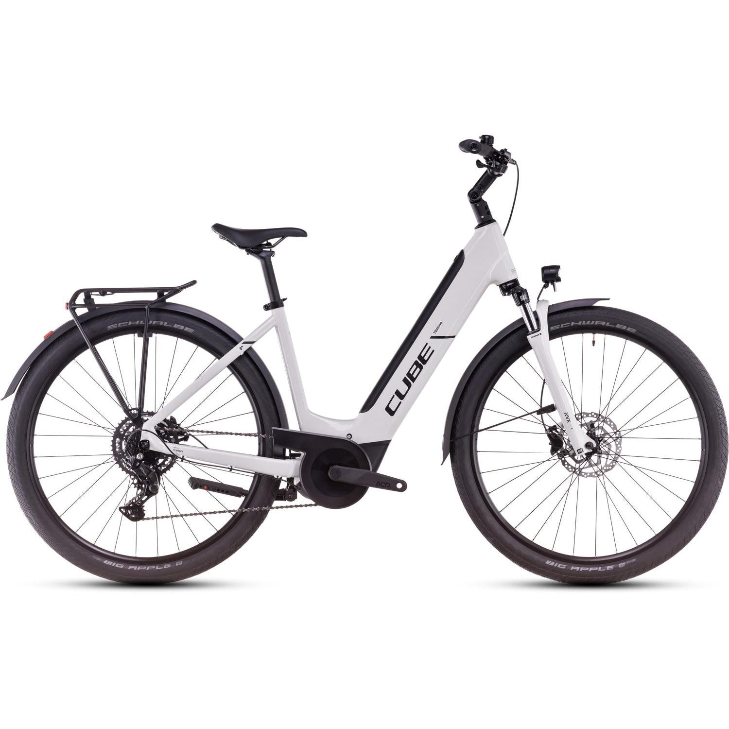 Cube Touring Hybrid ONE 500 Easy Entry Electric Hybrid Bike Cotton'n'Black