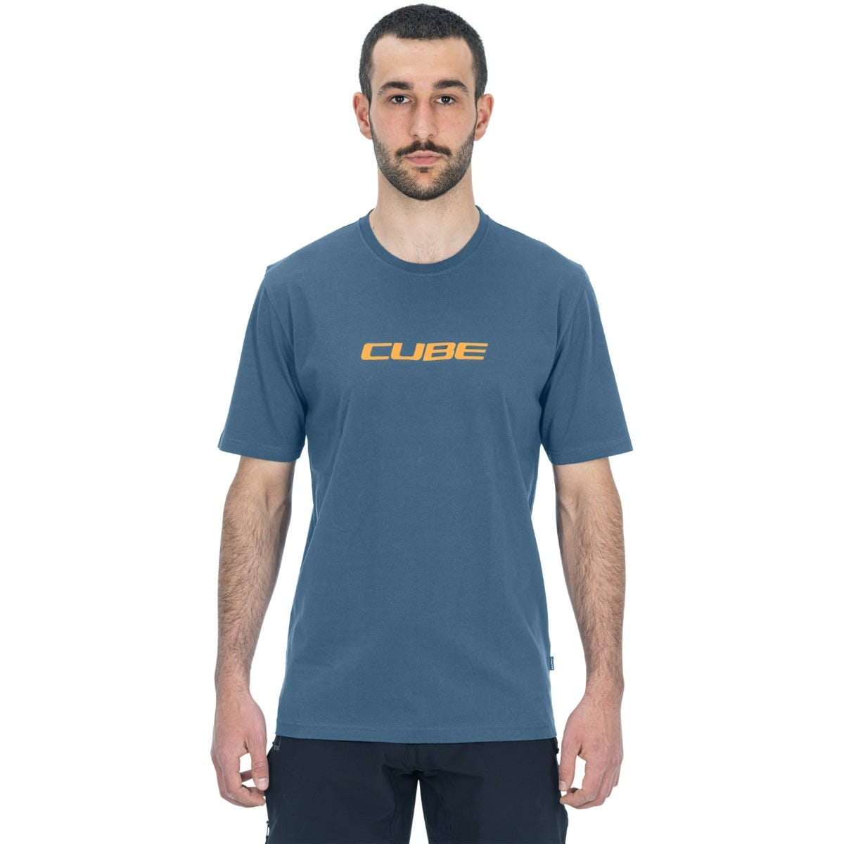 Cube Organic Mountains T-Shirt Dark Blue