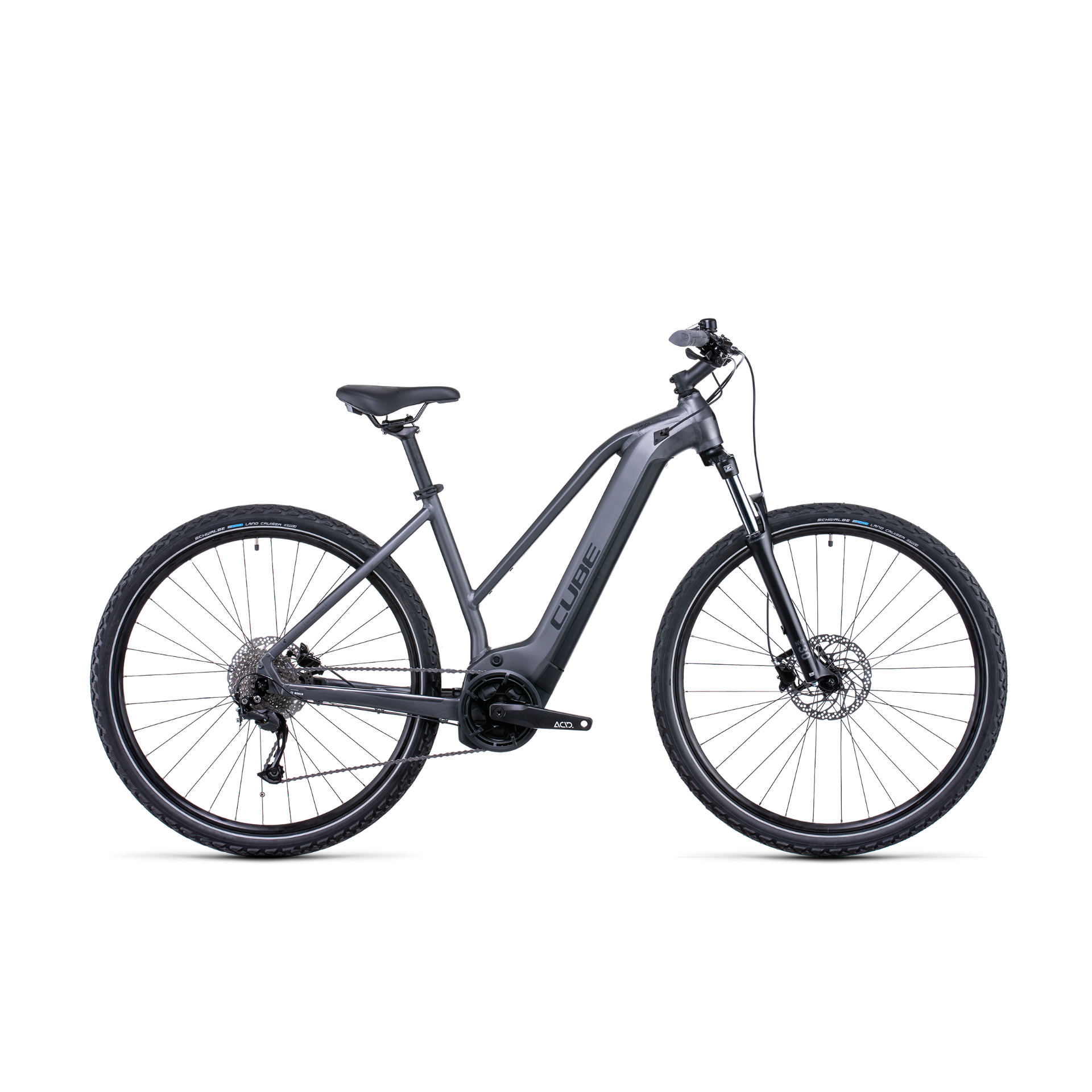 Cube Nuride Hybrid Performance Trapeze 400 Electric Hybrid Bike Graphite/Black (2022)