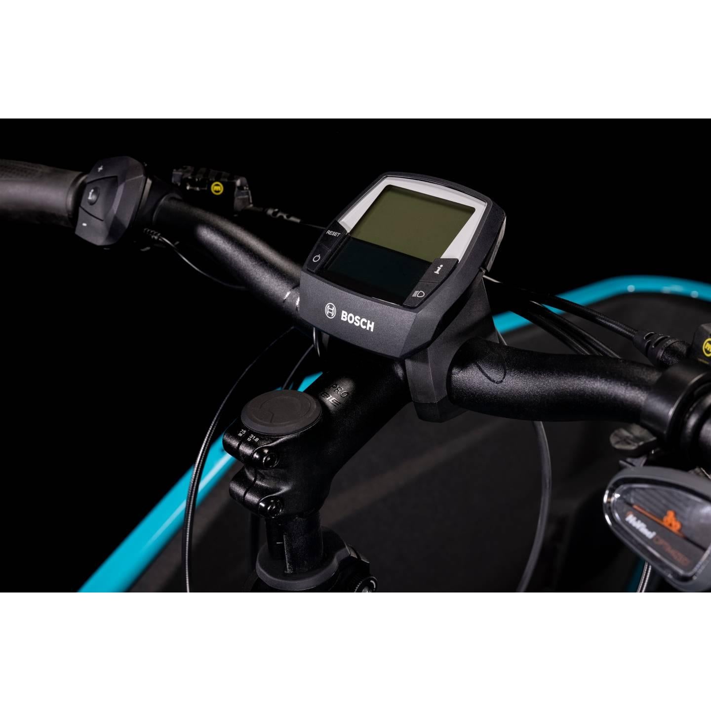 Cube Cargo Sport Hybrid 500 Electric Cargo Bike Blue'n'Lime