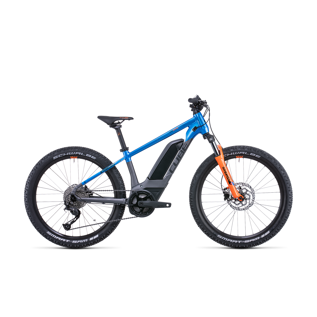 Cube Acid 240 Hybrid Rookie Pro 400 Kids Electric Mountain Bike actionteam