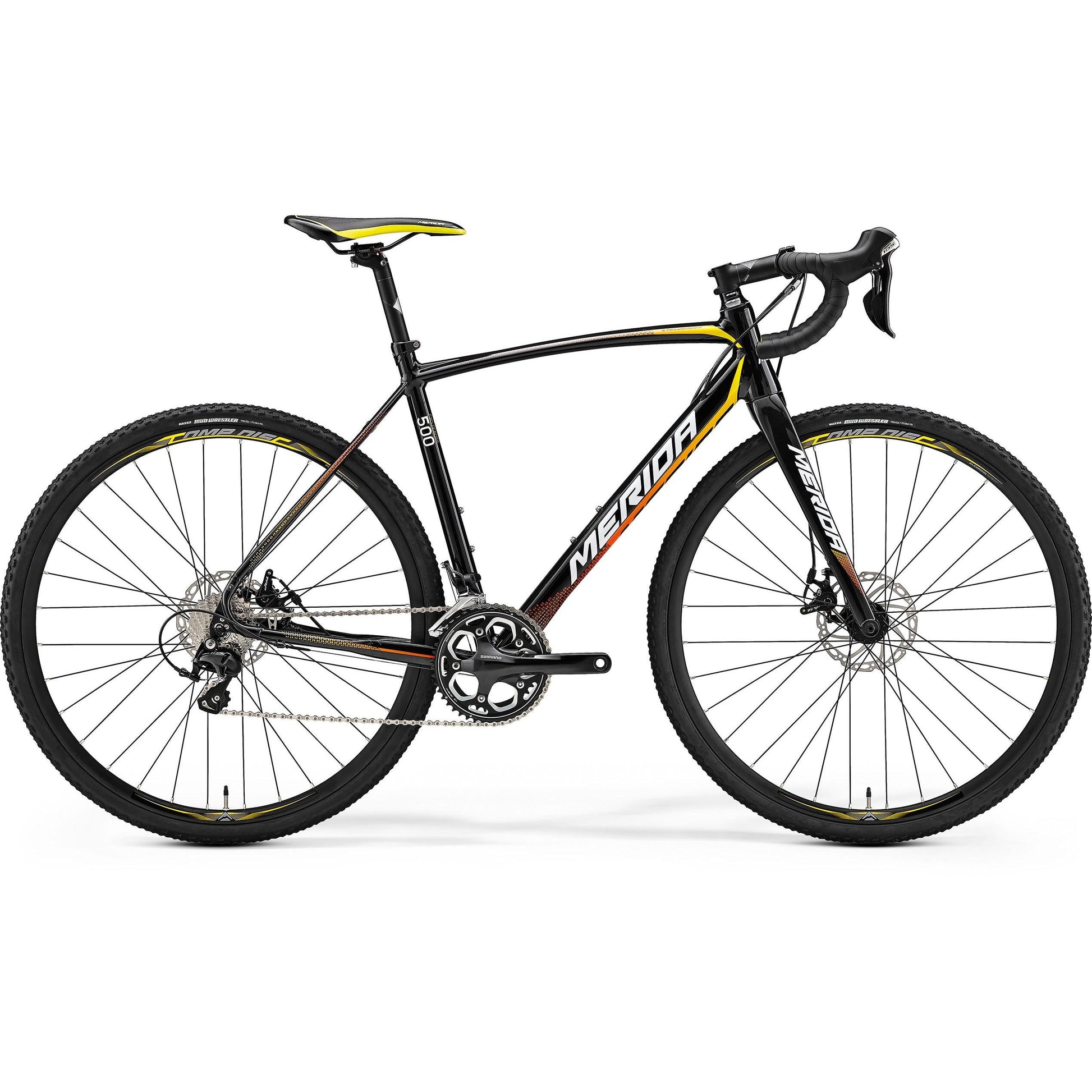 Merida Cyclo Cross 500 Cyclo Cross Bike Metallic Black/Yellow/Red (2017)
