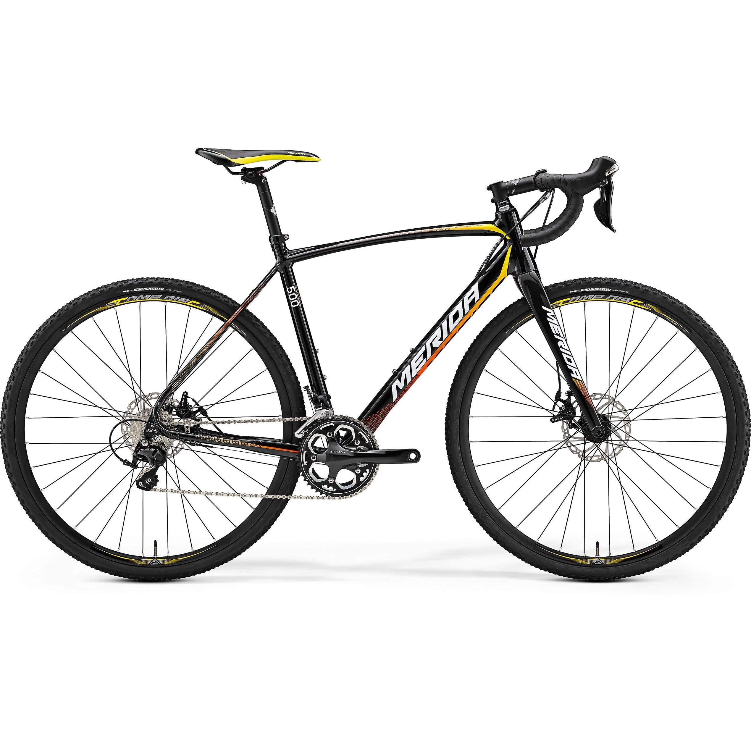 Merida Cyclo Cross 500 Cyclo Cross Bike Metallic Black/Yellow/Red (2017)