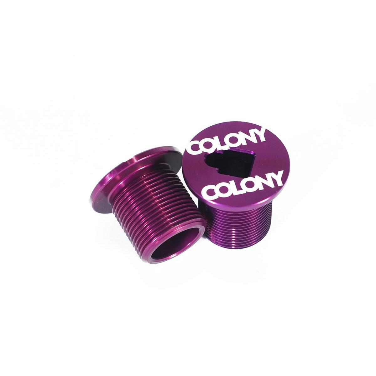 Colony Fork Top Bolt M25x1.5mm Dark Purple