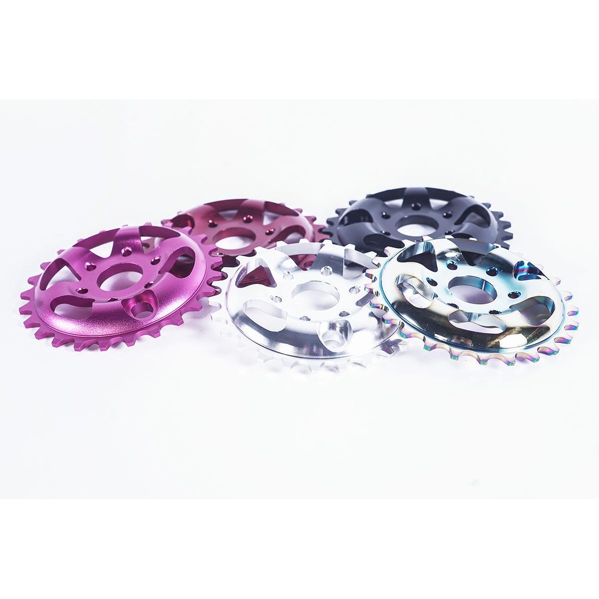 Colony Blaster 28T Sprocket Rainbow Oilslick