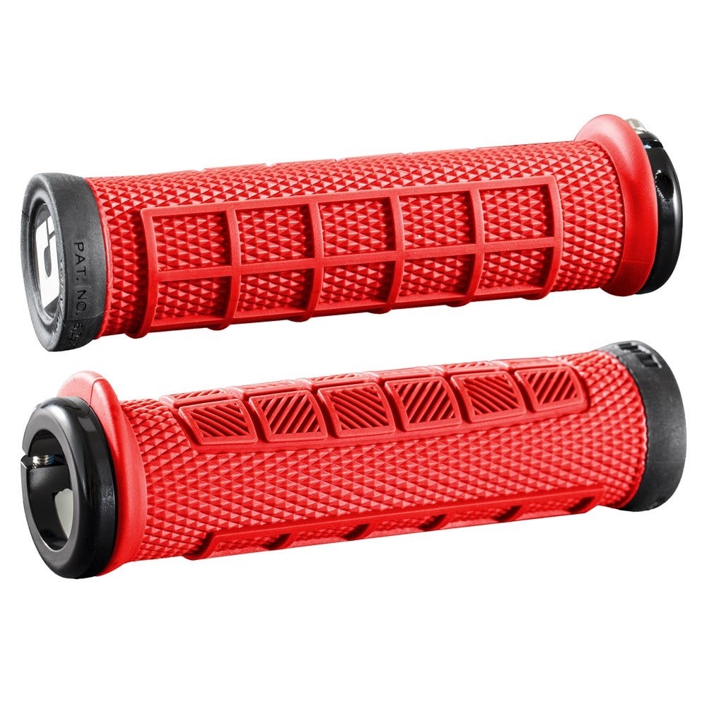 ODI Elite Pro V2.1 Lock On MTB Grips Red