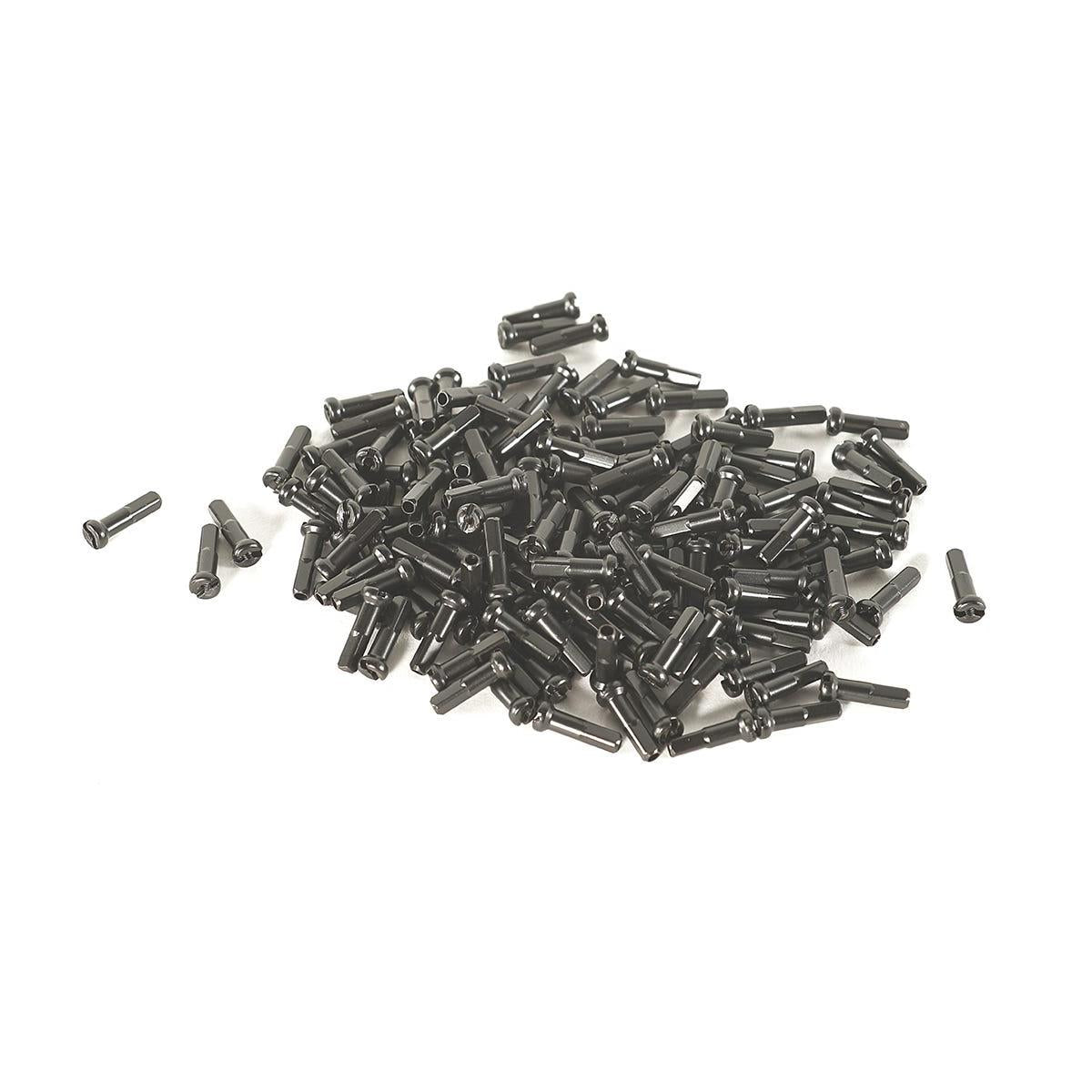 Colony Alloy Spoke Nipples 16mm Length Black Pack of 150