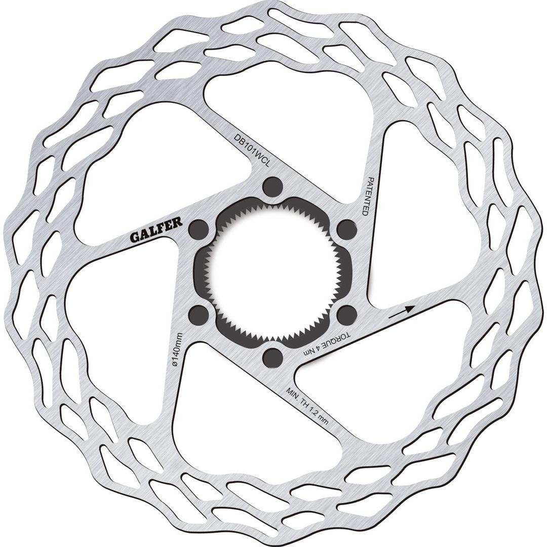Galfer Road Wave Disc Brake Rotor Centre Lock 140mm