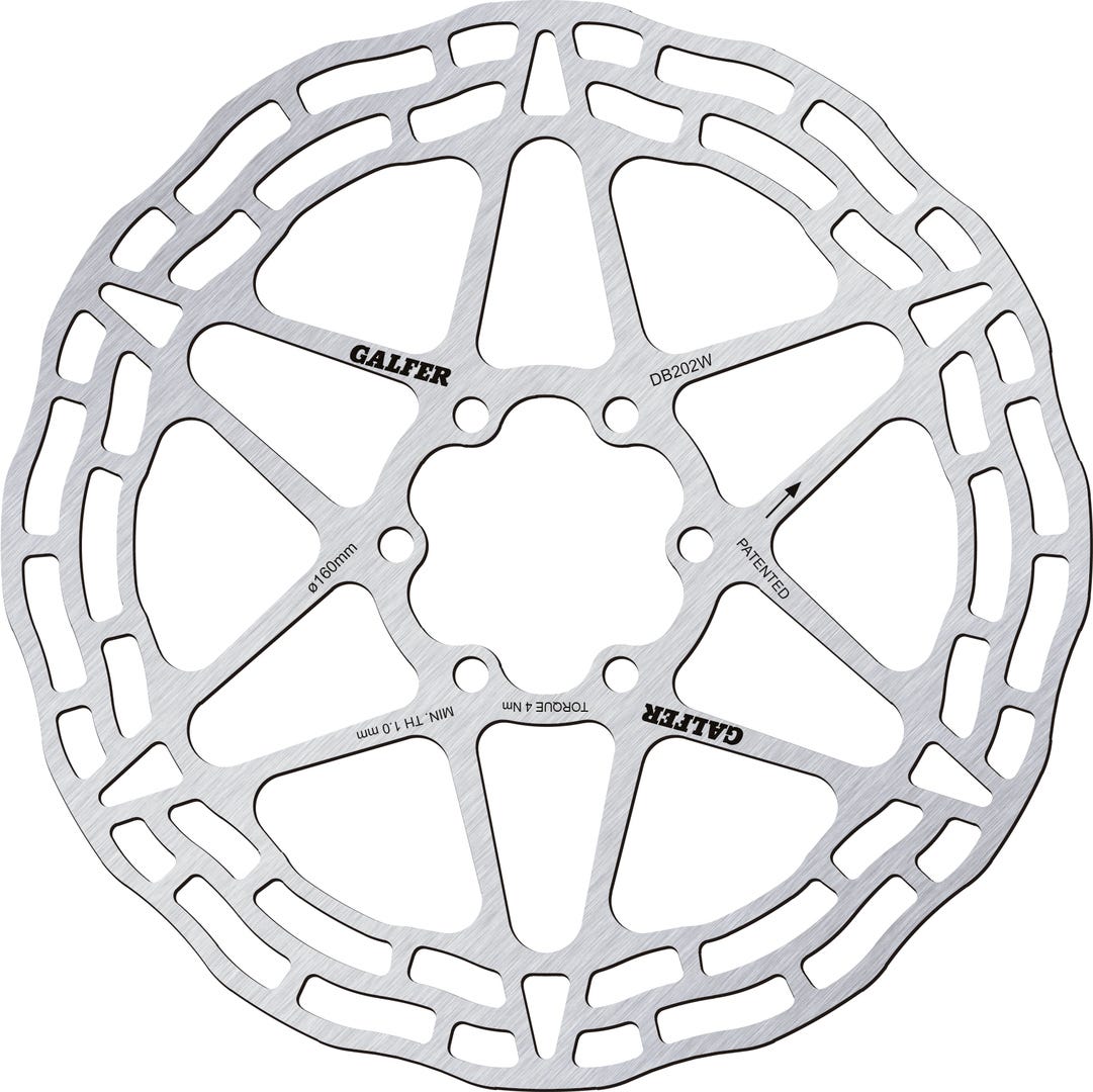 Galfer Trial Wave Disc Brake Rotor 160mm