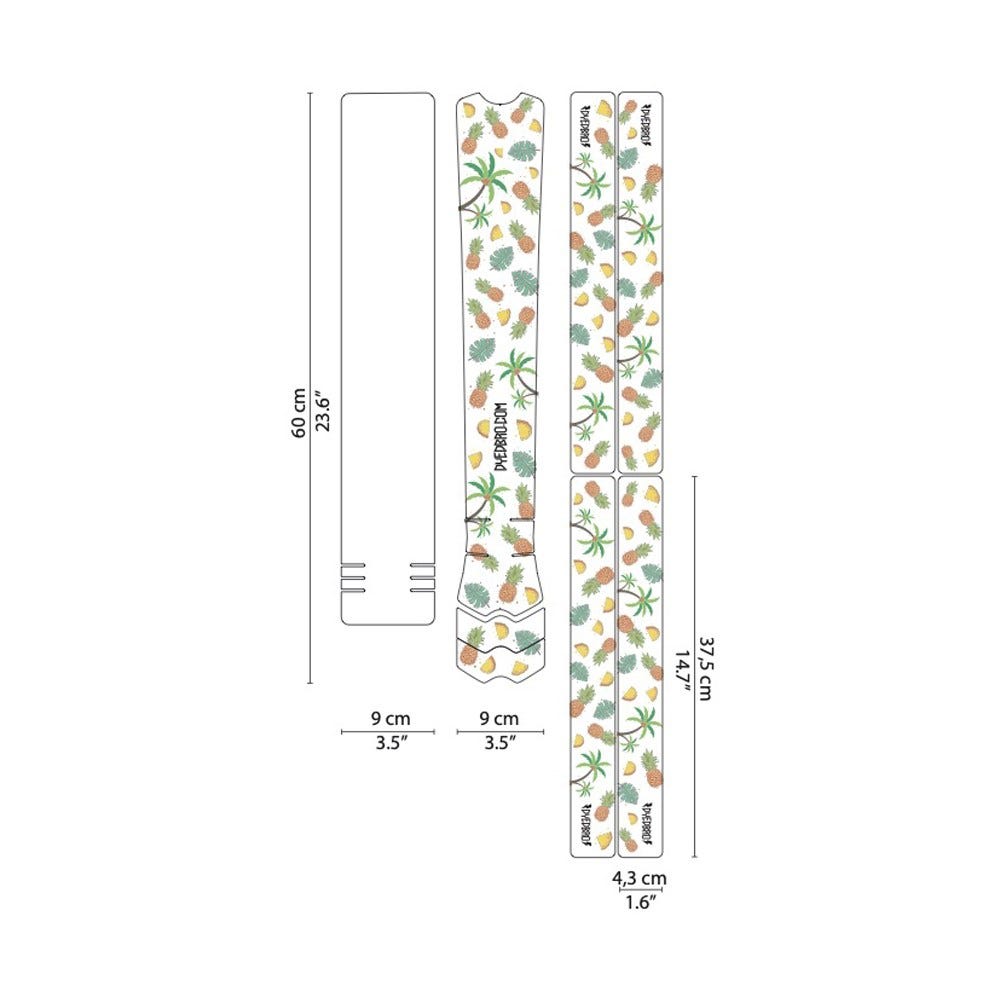 DYEDbro Frame Protector Kit Hawaii 2.0