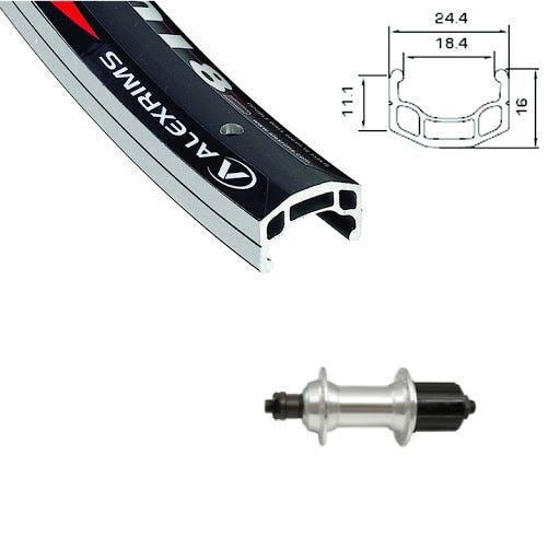 Alex Rim DM-18 26'' 8/10 Speed QR Rear Wheel
