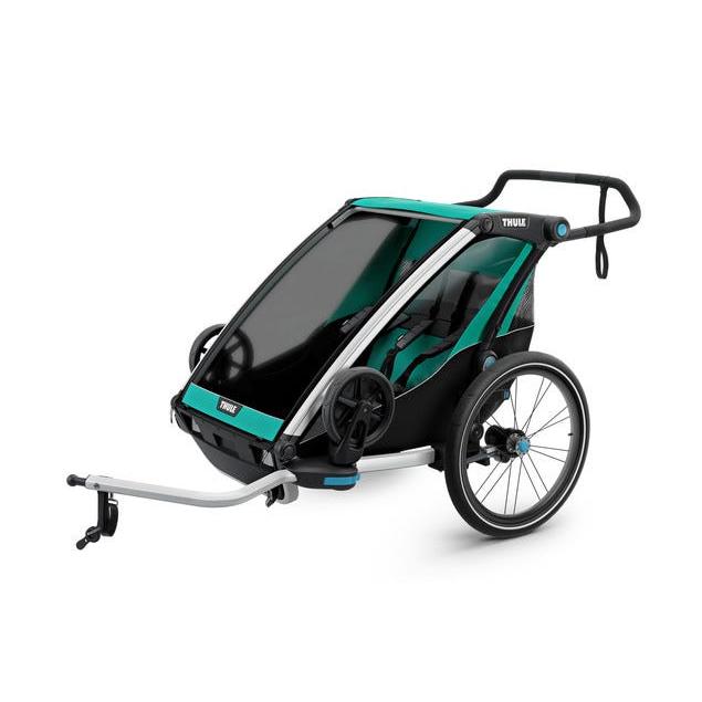 Thule Chariot Lite 2 Child Trailer Blue Grass/Black