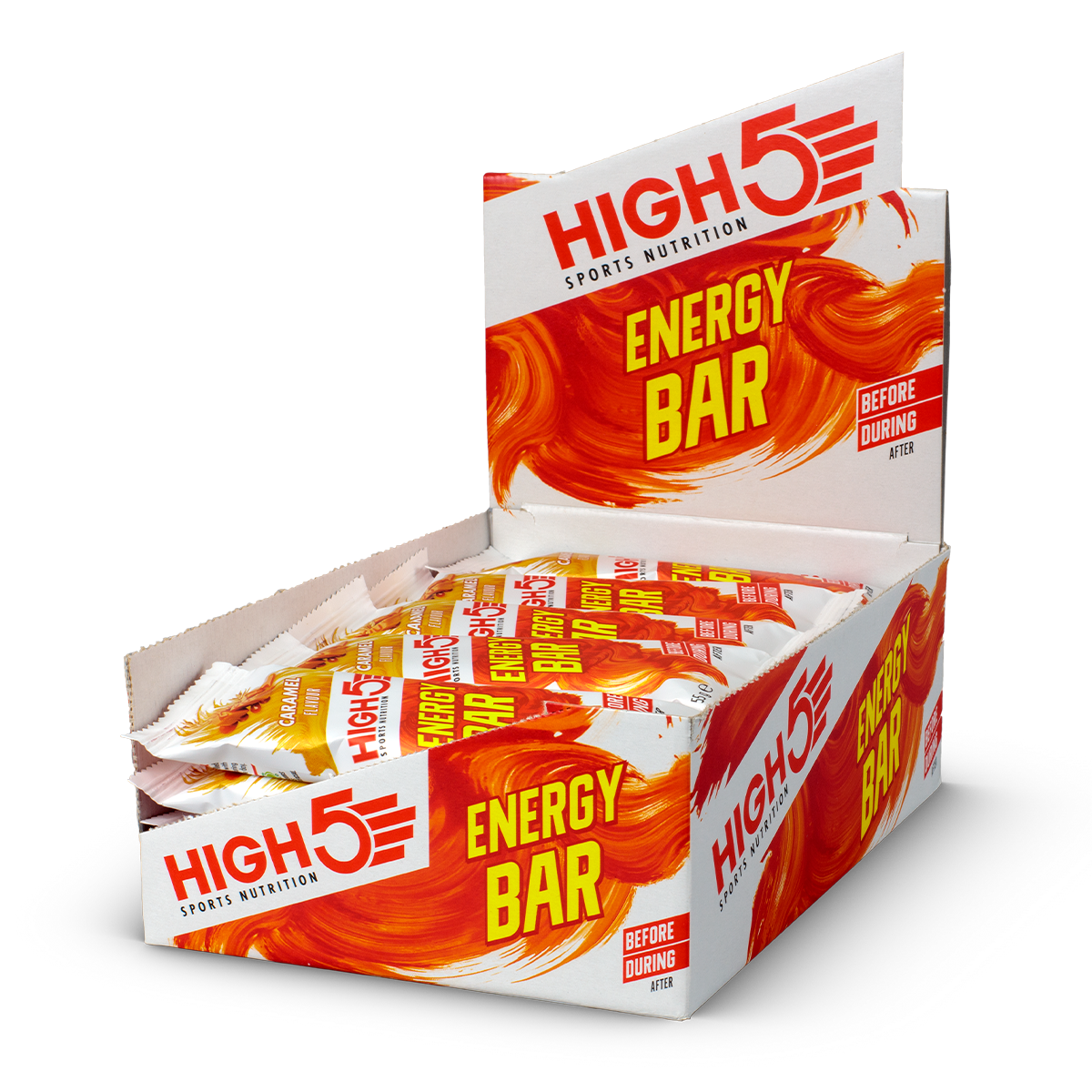 HIGH5 Energy Bar Caramel Box of 12