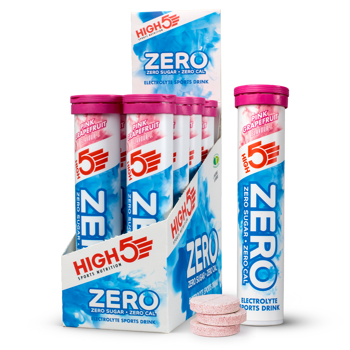 HIGH5 ZERO Tablets Pink Grapefruit Box of 8