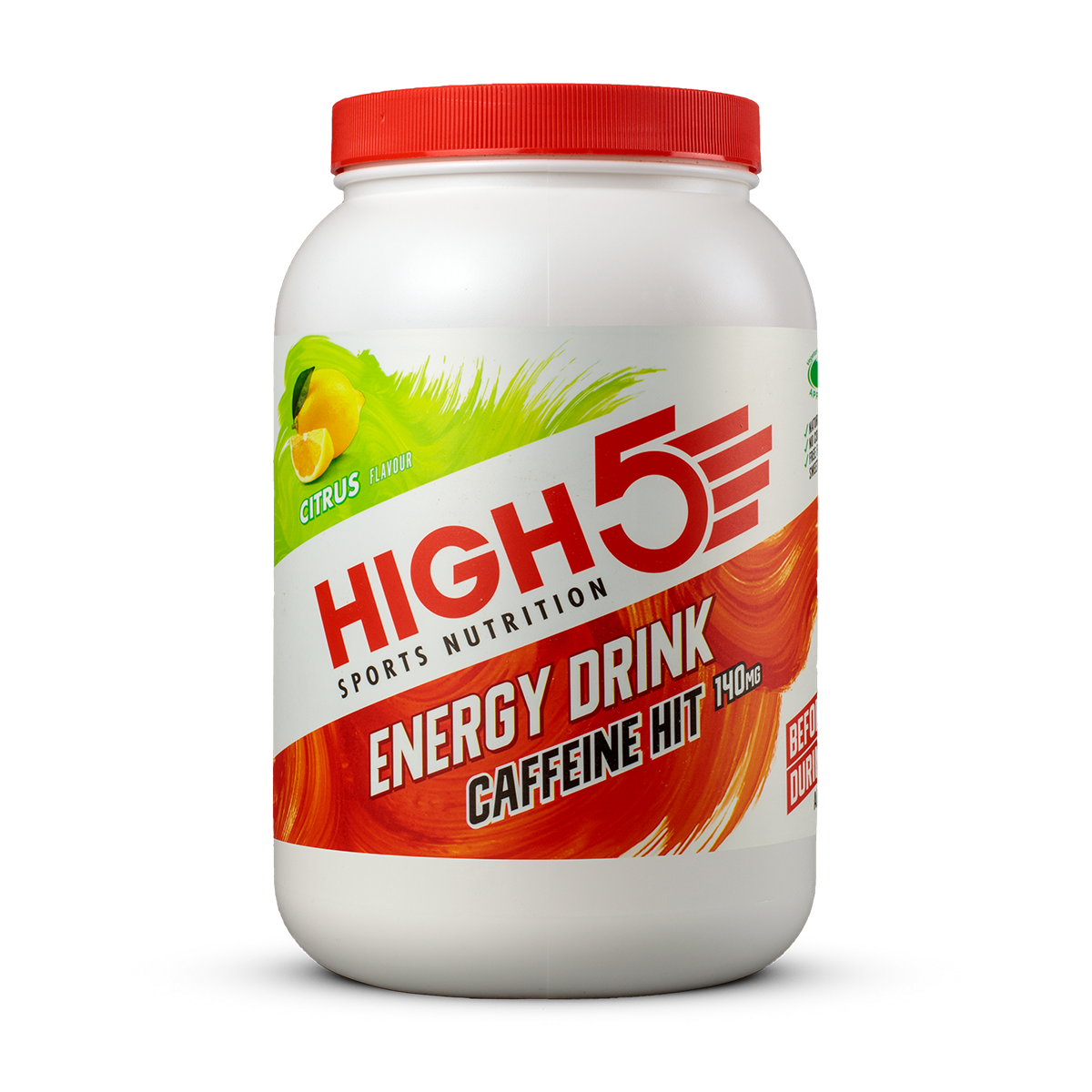 HIGH5 Energy Drink Caffeine Hit Powder Citrus 1.4kg Tub