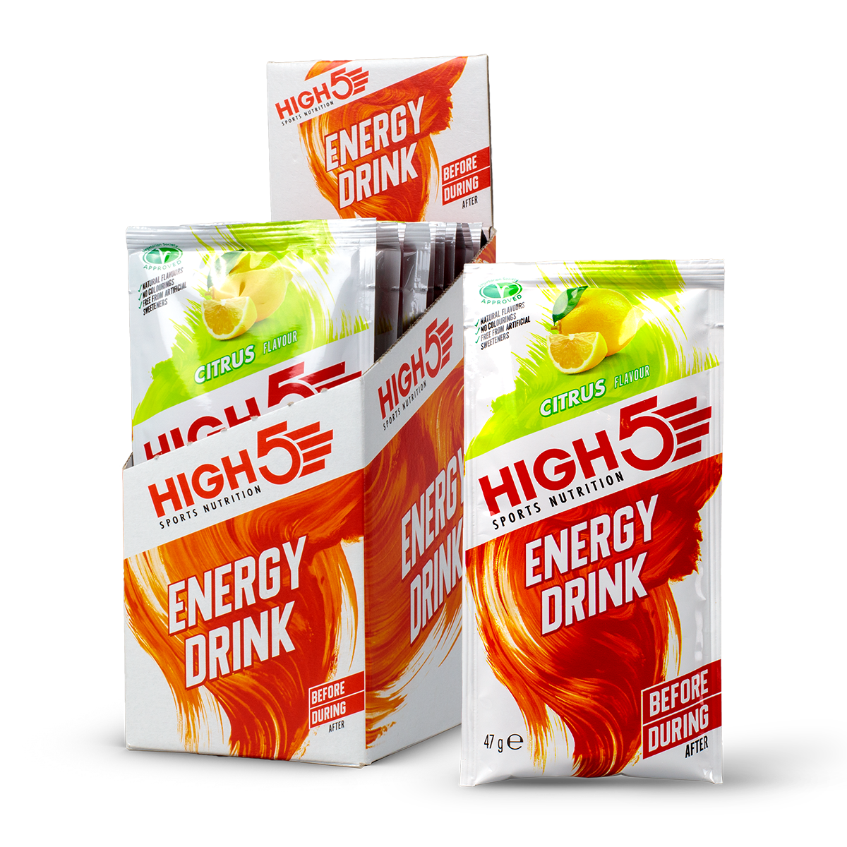 HIGH5 Energy Drink Powder Citrus Box of 12