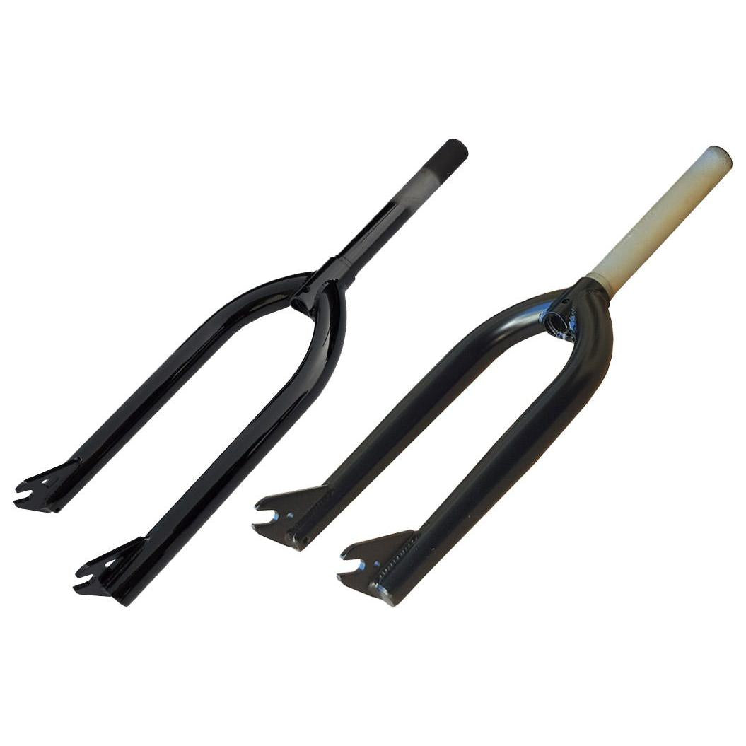 DRS BMX Chromoly Fork 1 1/8in-3/8 T/Less Black