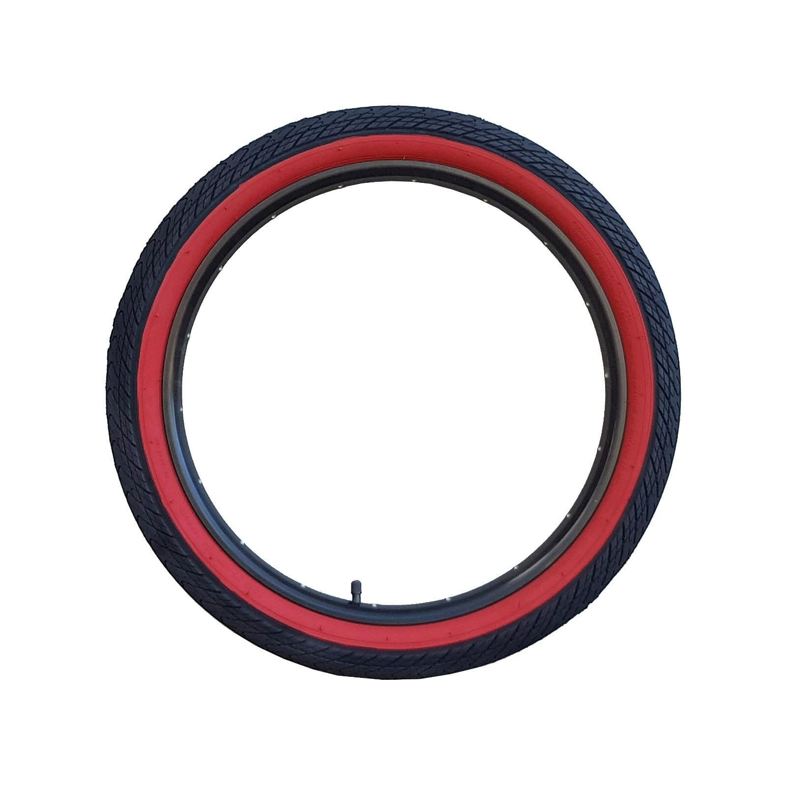 DRS Arrow FS BMX Tyre 20 X 2.25'' Black/Red