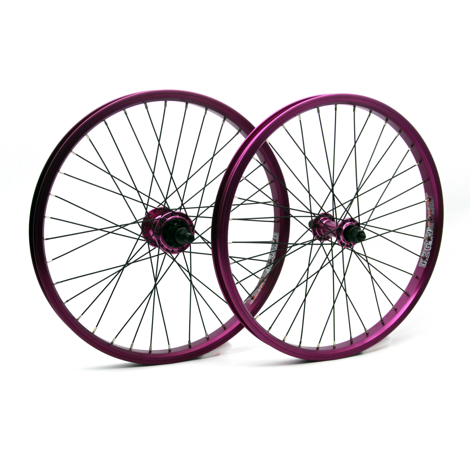 DRS Expert BMX Wheelset Purple