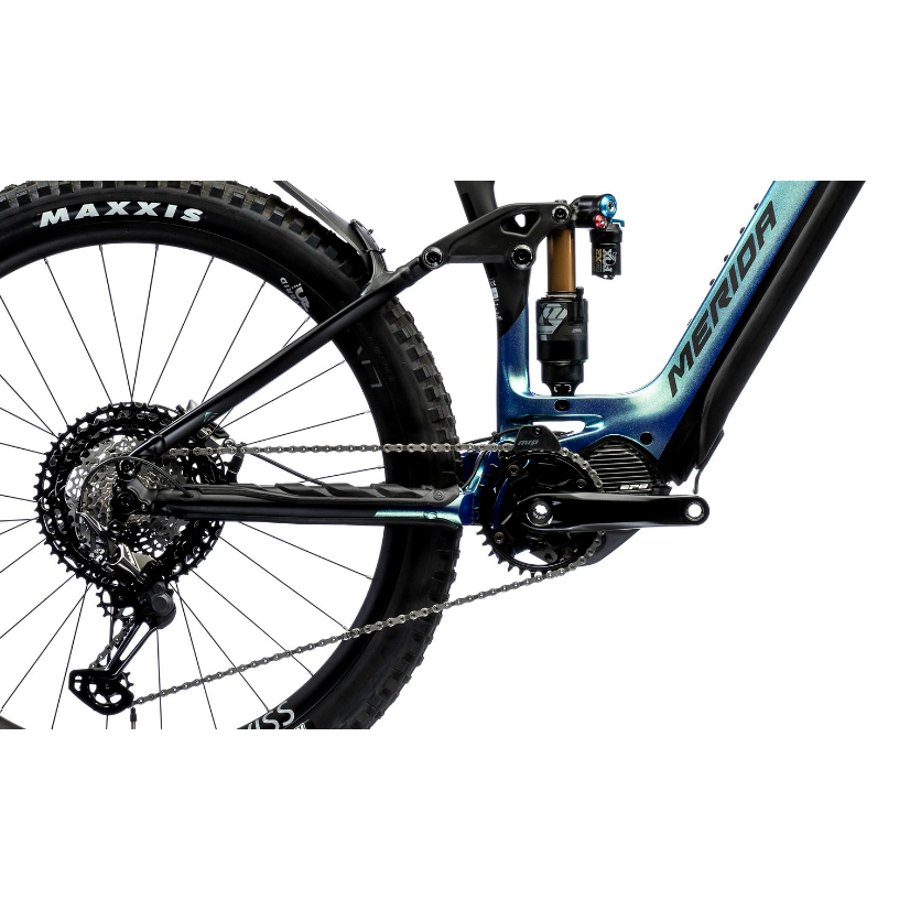 Merida eOne Sixty 10K Electric Mountain Bike Glossy Sparkling Blue/Matt Black