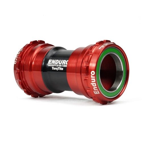 Enduro BKS-0118 TORQTITE STAINLESS ANGULAR BB PF30 & 30MM - RED