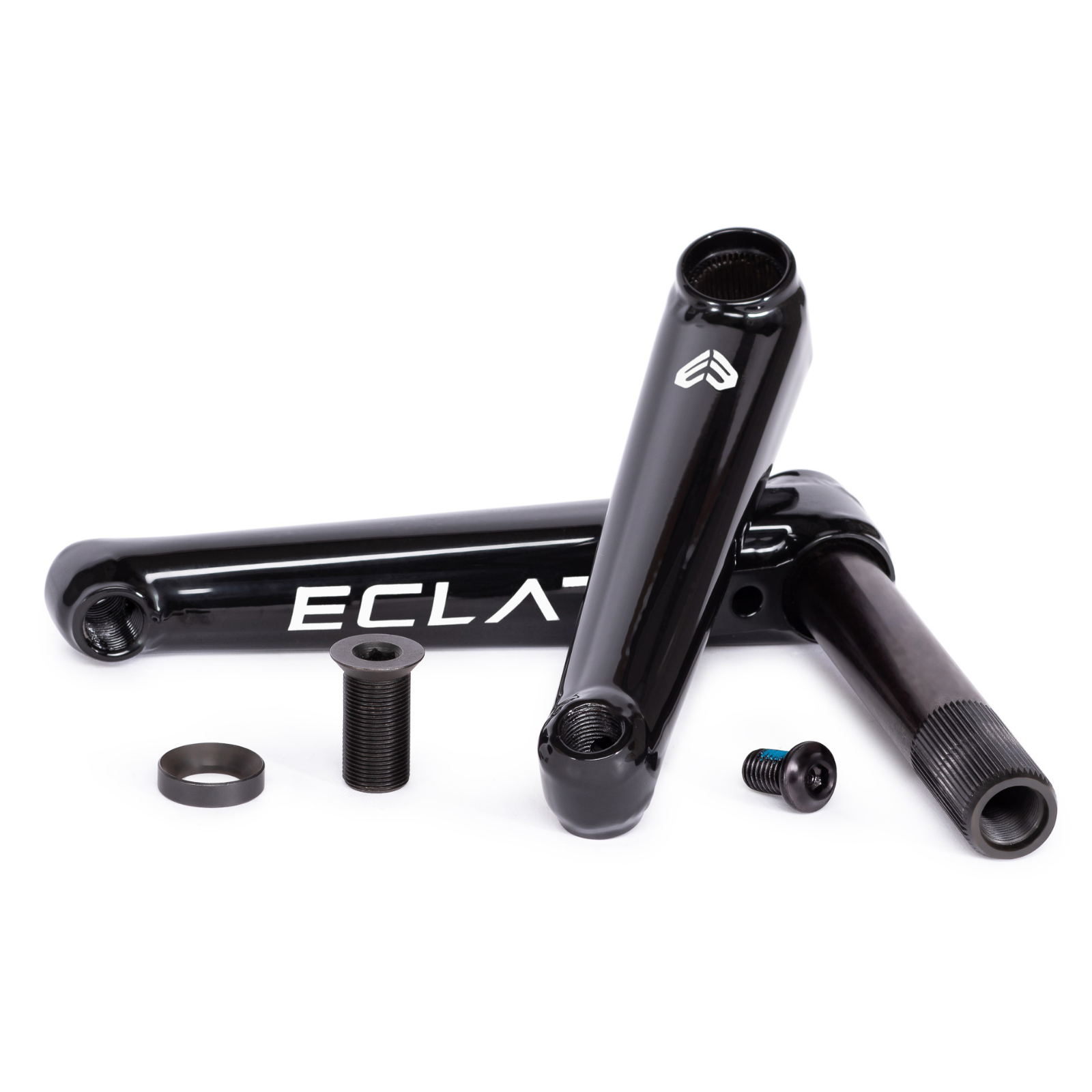 Eclat Tibia BMX Cranks 175mm Black