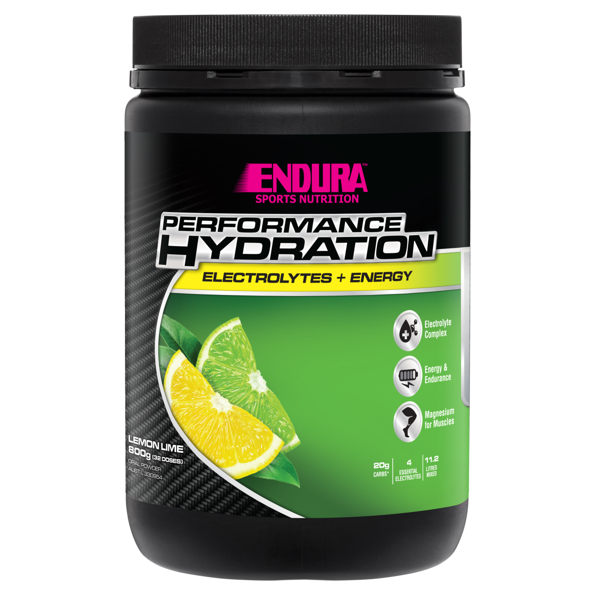 Endura Rehydration Performance Fuel 800g Lemon Lime