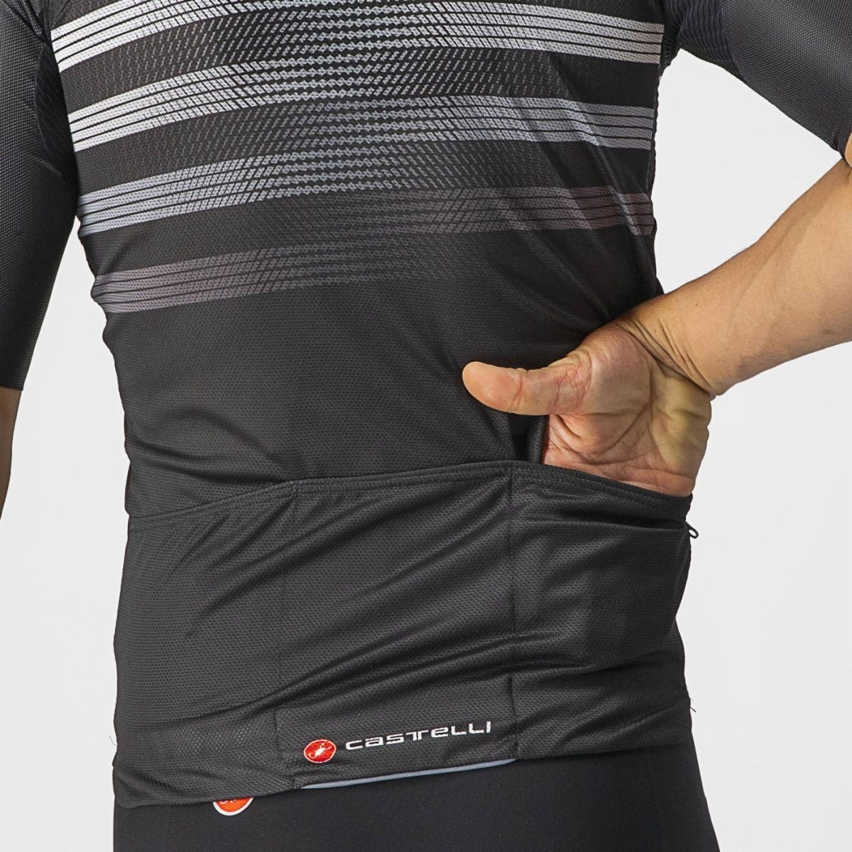 Castelli Endurance Pro Jersey Light Black/White