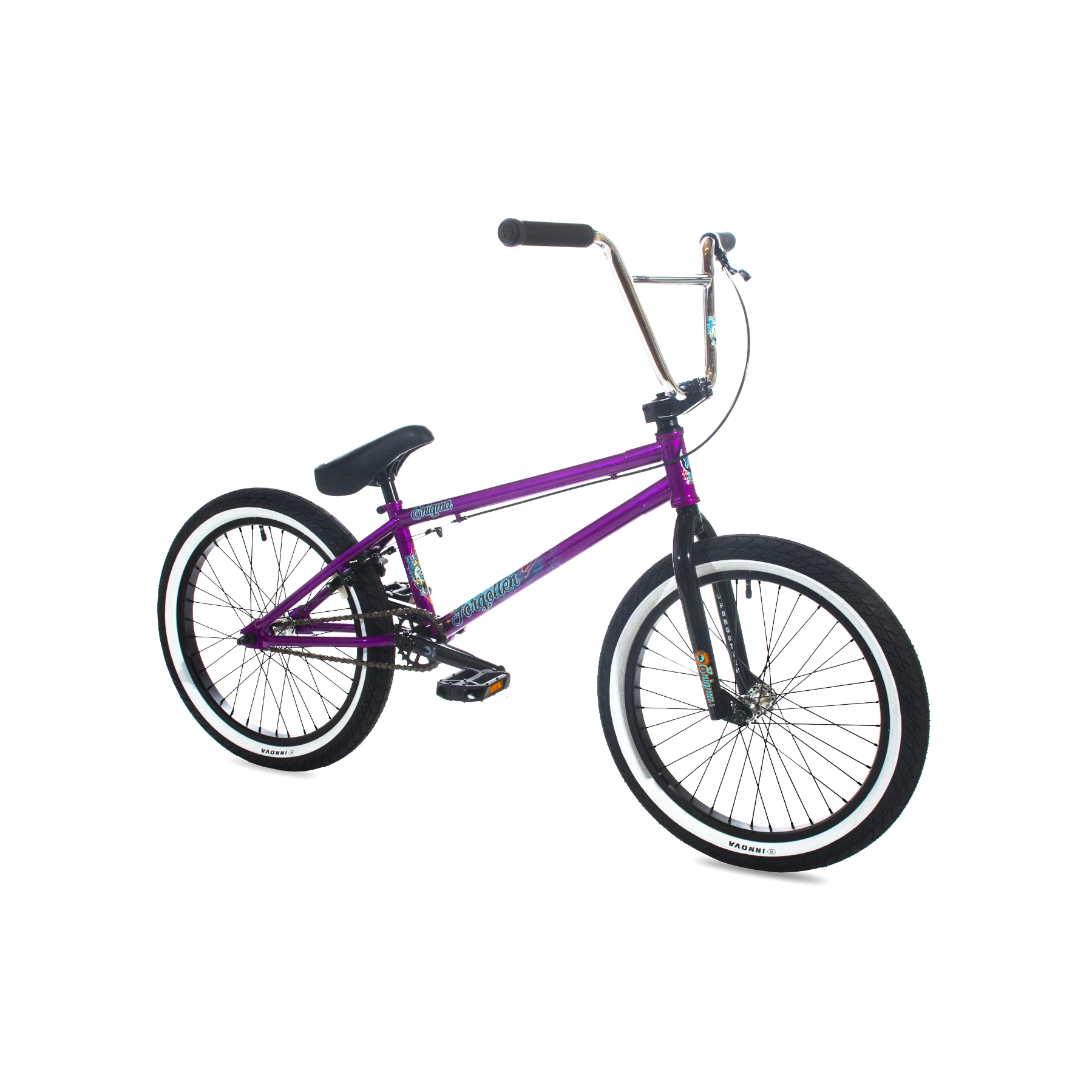 Forgotten Enigma BMX Bike 20.6 Inch TT Gloss Metallic Purple