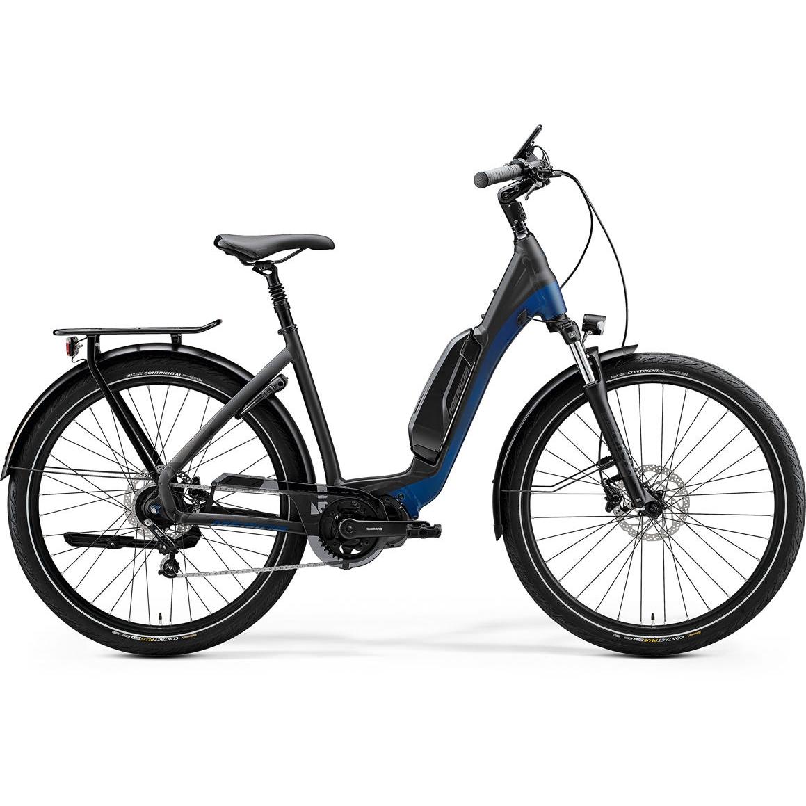Merida eSpresso TK 700 EQ Electric Hybrid Bike Matt Black/Blue/Dark Silver (2020)