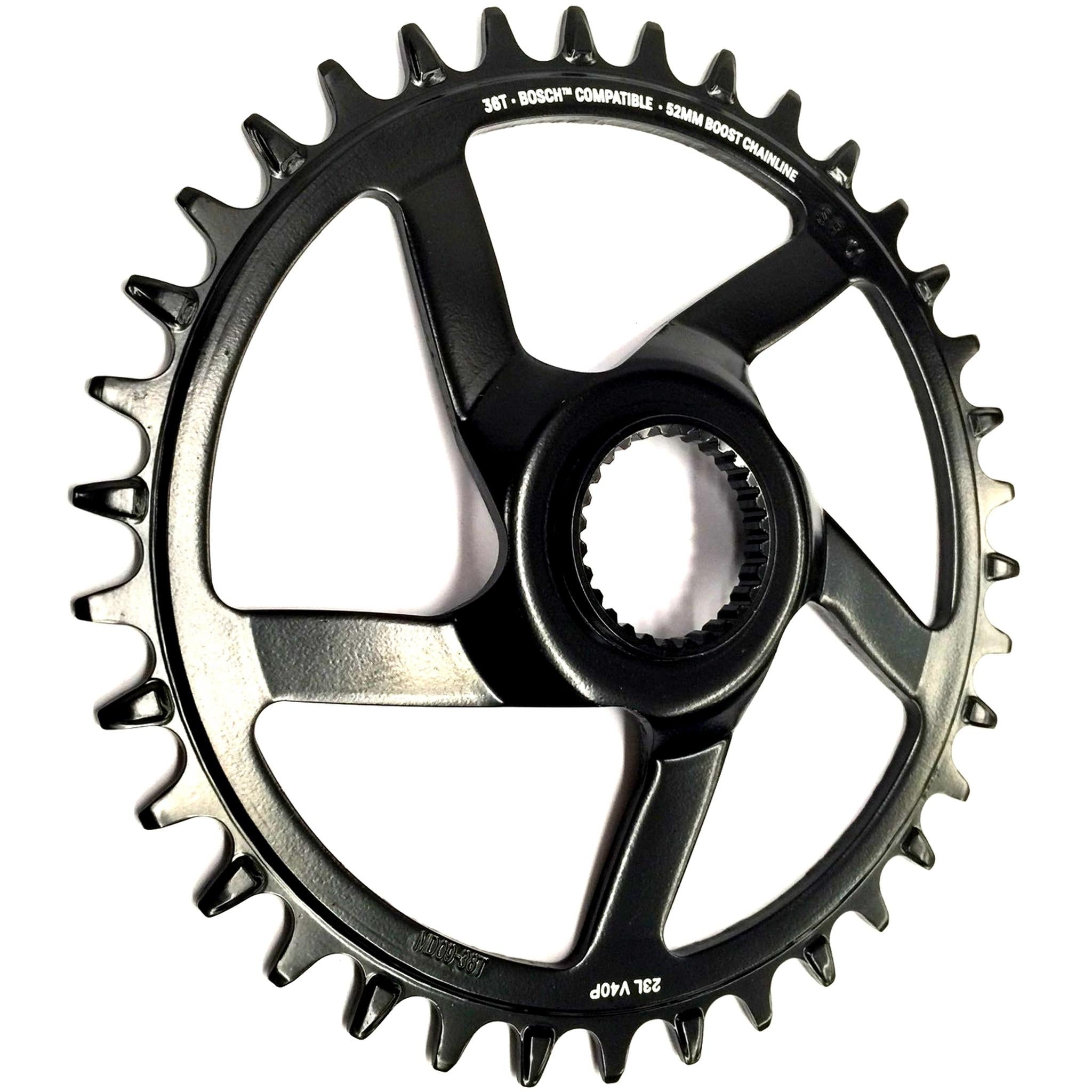 ethirteen espec Bosch CX Gen4 Direct Mount MTB Chainring 38T Black