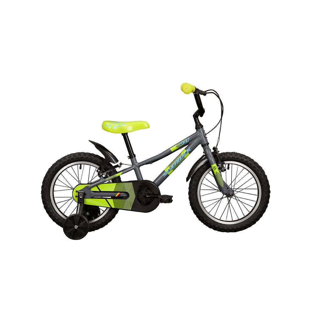 Silverback Skid 16'' Dark Grey/Ice Blue/Lime
