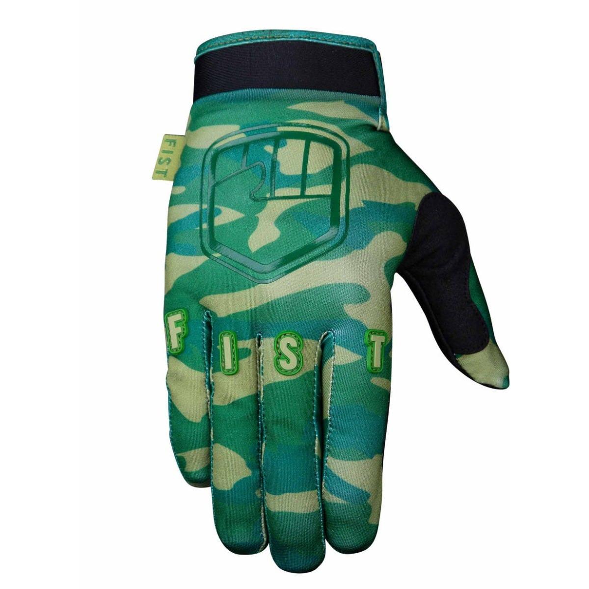 FIST Full Finger Youth MTB Gloves Camo Stocker