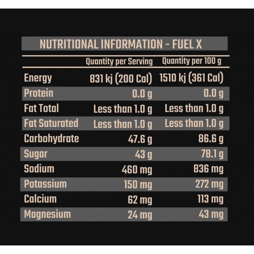 FIXX Fuel X Drink Mix 840g Bag Nude