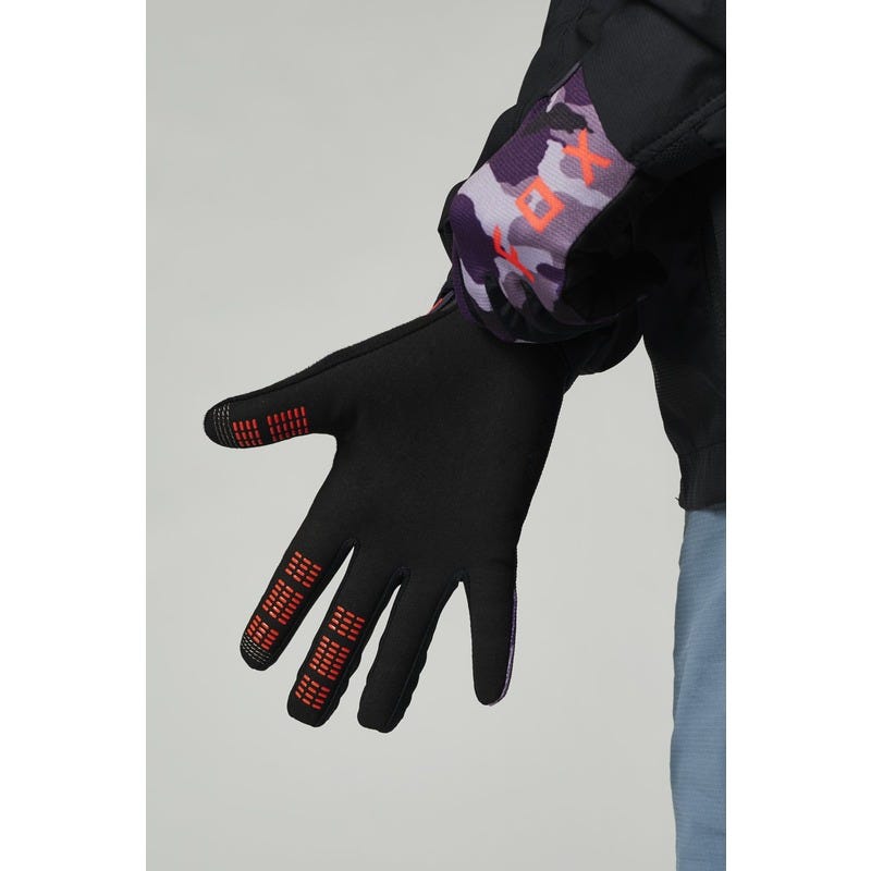 FOX Ranger Refuel Full Finger Women's Gloves Purple Camo