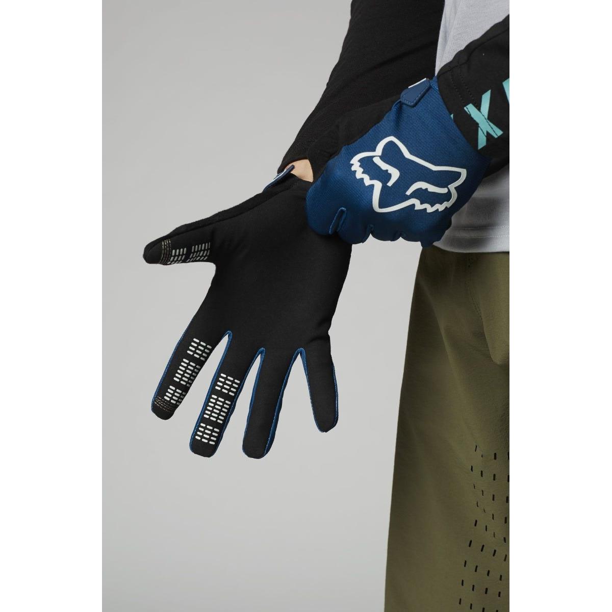 FOX Ranger Full Finger Youth Gloves Dark Indigo