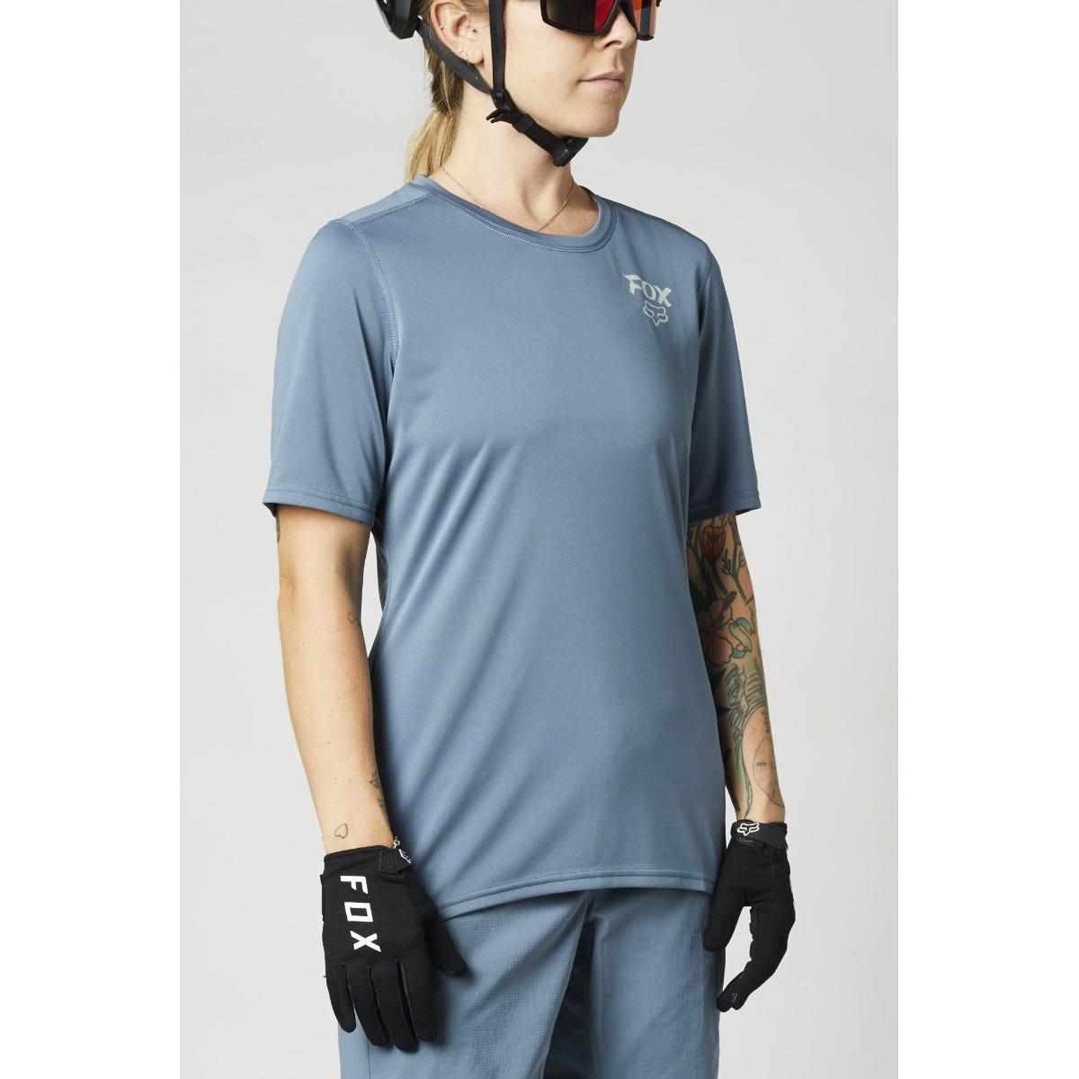 FOX Ranger Short Sleeve Women's Jersey Matte Blue