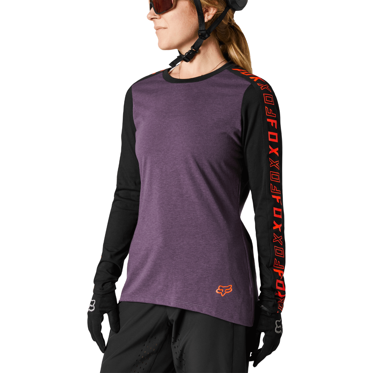 FOX Ranger Drirelease Women’s Long Sleeve Jersey Black/Purple 2021