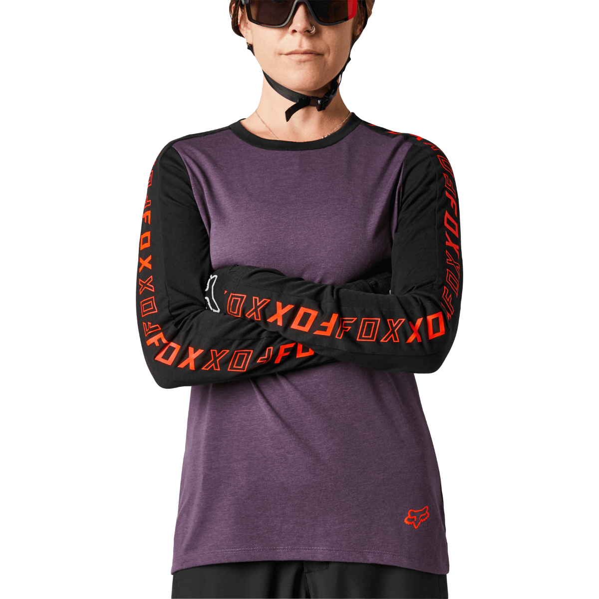 FOX Ranger Drirelease Women’s Long Sleeve Jersey Black/Purple 2021