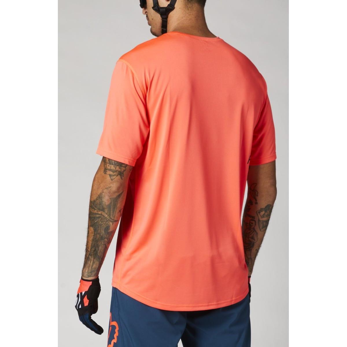 FOX Ranger Block Short Sleeve Jersey Atomic Punch