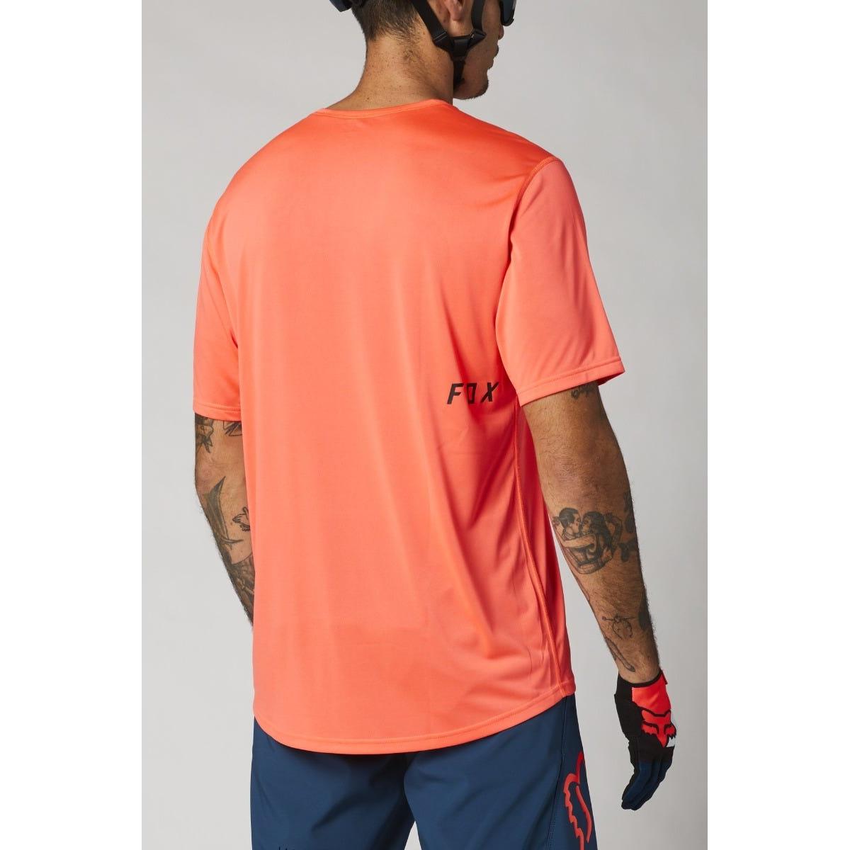FOX Ranger Block Short Sleeve Jersey Atomic Punch