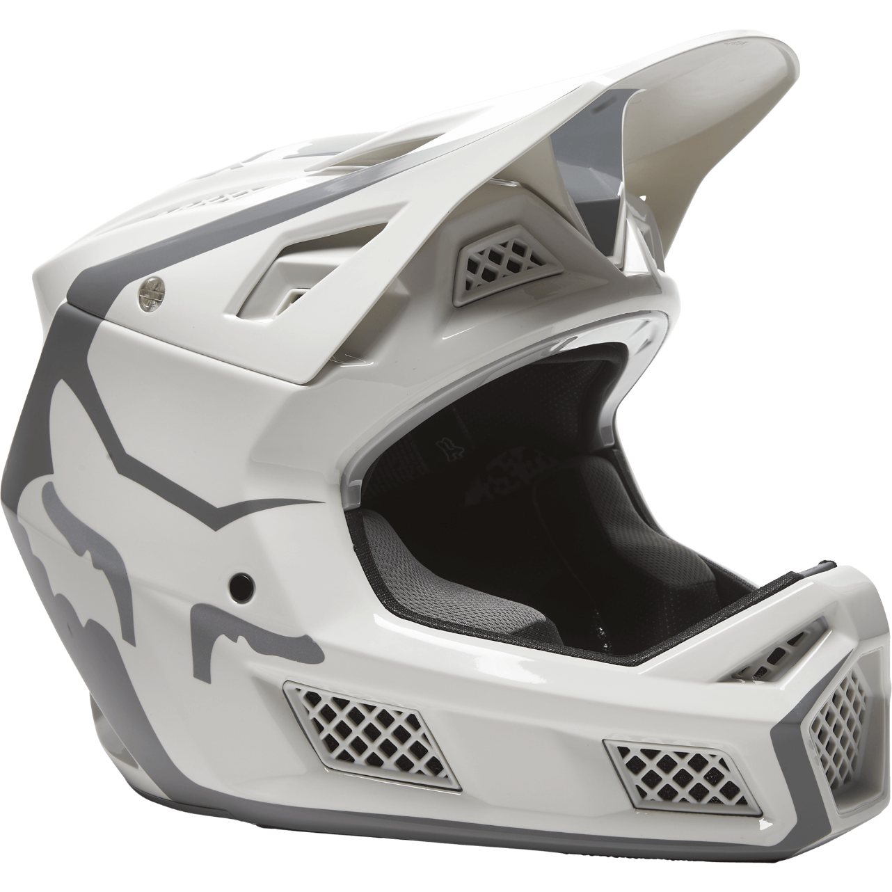 FOX Rampage Pro Carbon Niteeyez MIPS Full Face Helmet Light Grey