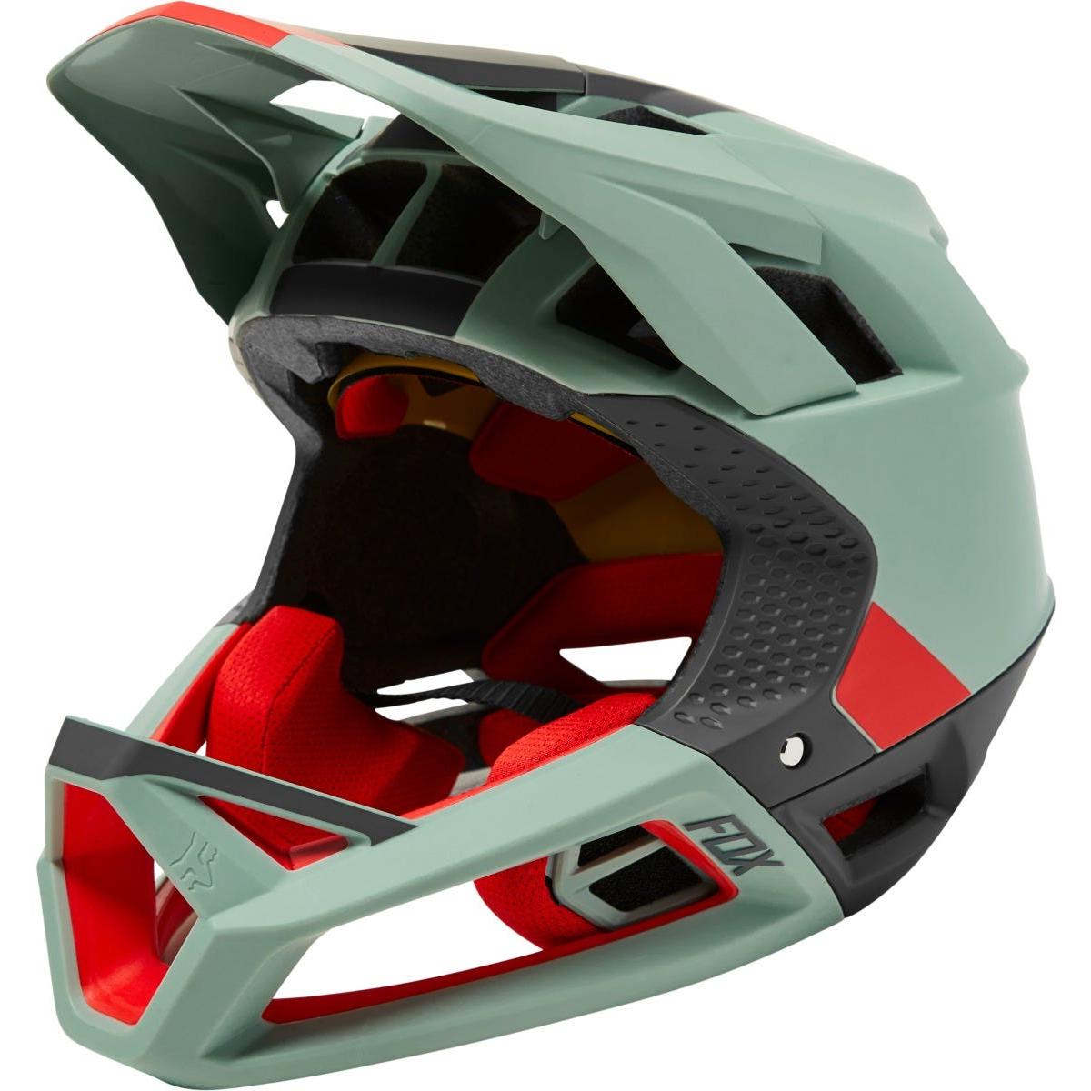 Fox Proframe Blocked Fullface Helmet Eucalyptus