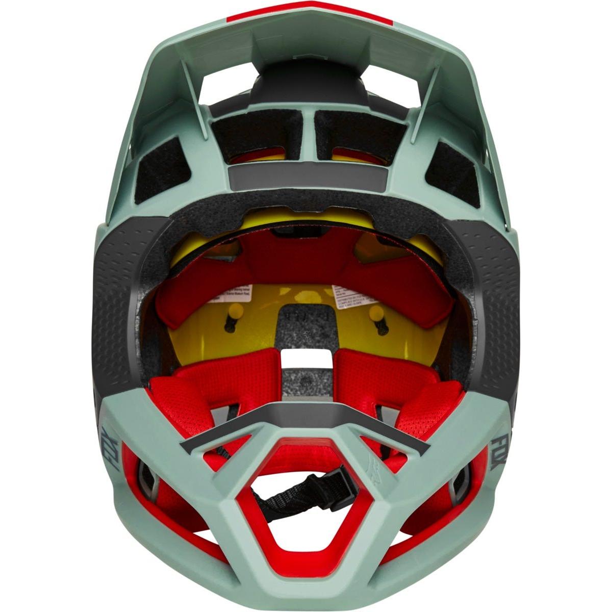 Fox Proframe Blocked Fullface Helmet Eucalyptus