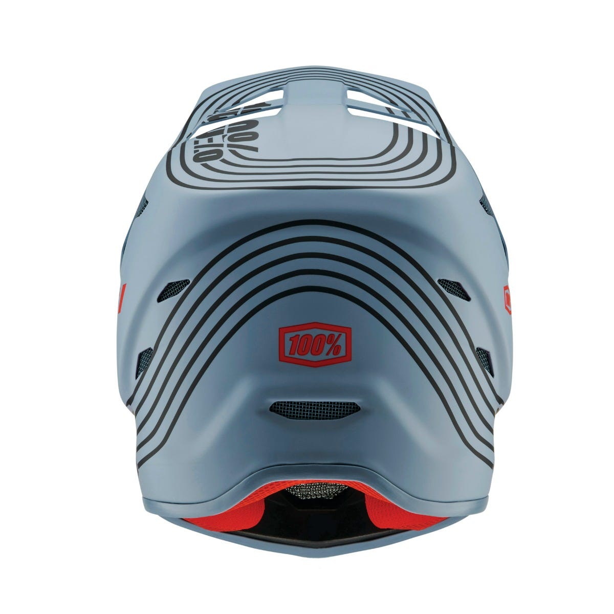 Fullface 100% STATUS Helmet Caltec Grey
