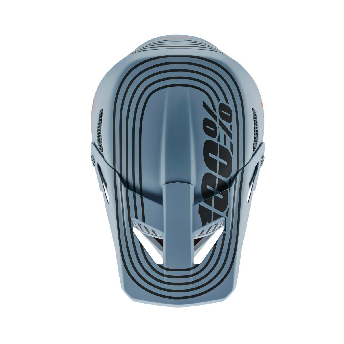 Fullface 100% STATUS Helmet Caltec Grey