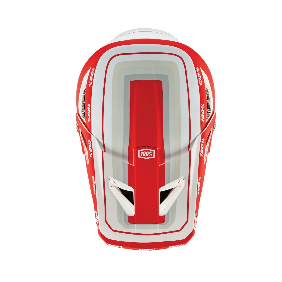 Fullface 100% STATUS Helmet Red/White