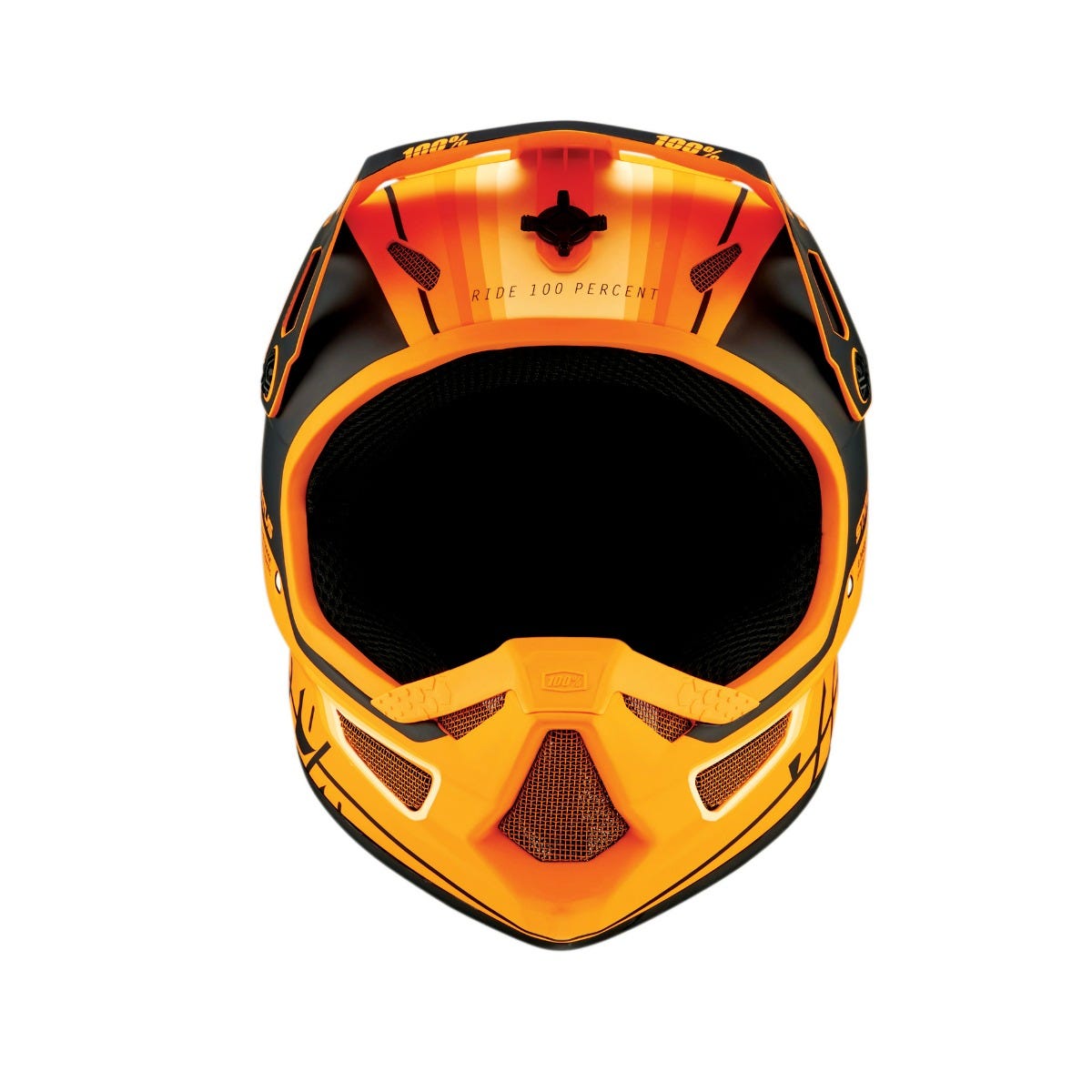 100% Status Youth Full Face Helmet Topenga Orange/Black